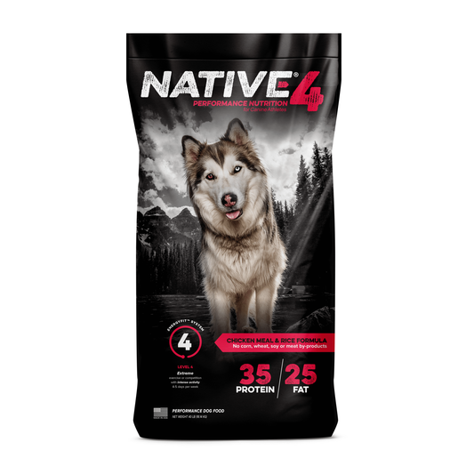 High Protein, High  Fat - Native Level 4 Dog Food Formula