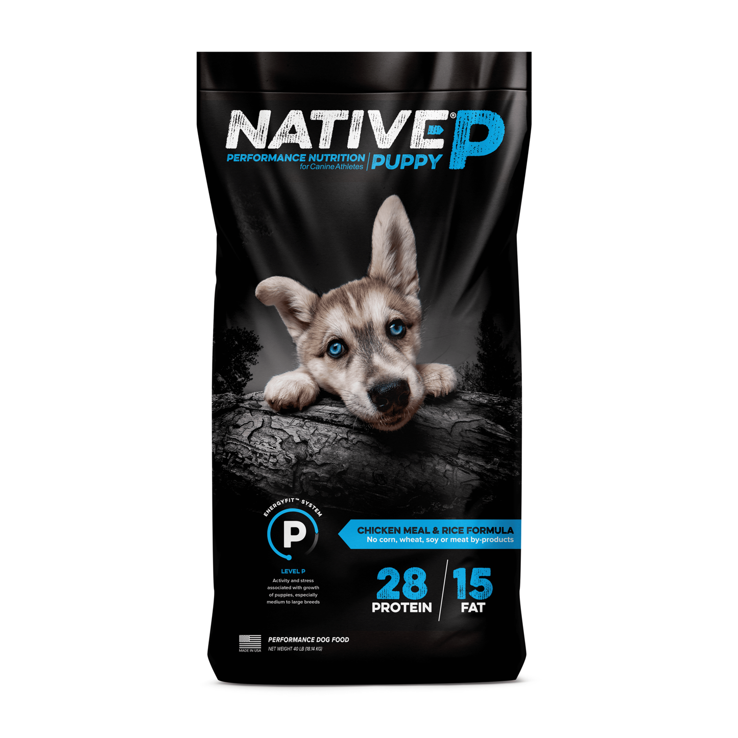 Native High Performance Puppy Nutrition Dog Food, Chicken Meal & Rice Formula